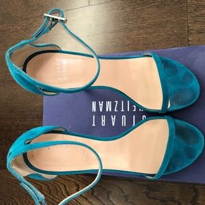 Stuart Weitzman Nudist Caribe Suede 7.5